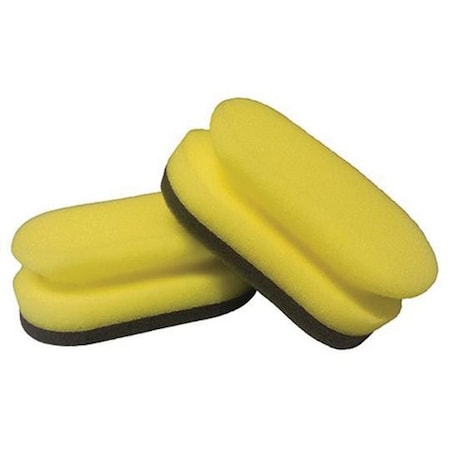 Wizards Products Wizards Detail Pad Set, Foam Yellow 11404